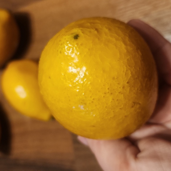 Realistic Faux Lemons, Set of Four - Picture 3 of 12